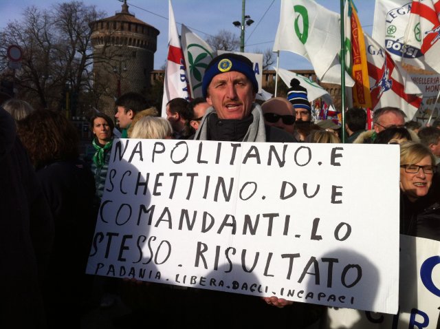 Milano - Manifestazione 20 gennaio 2012